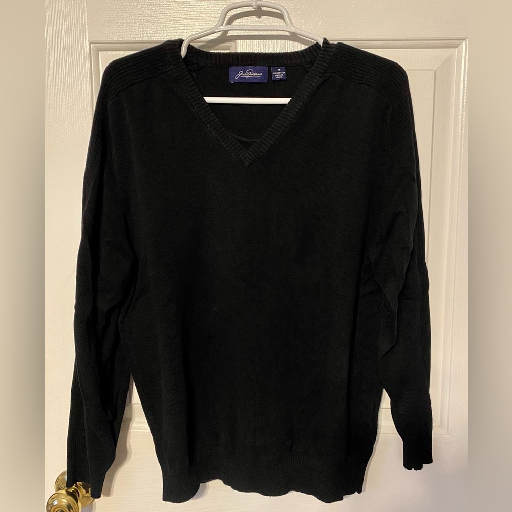 Jack Nicklaus Black V-Neck Sweater